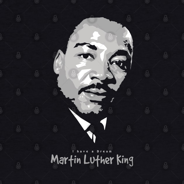 The Reverend Martin Luther King Jr. by KewaleeTee